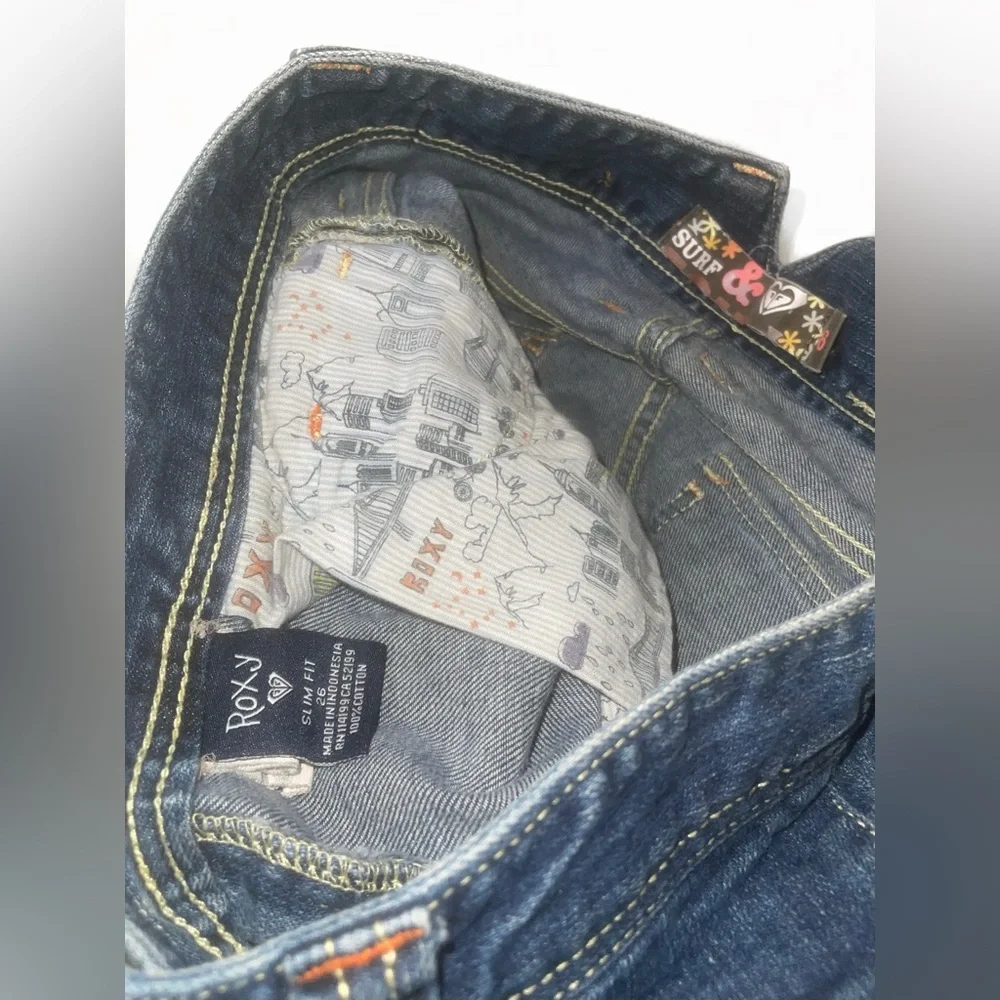 Roxy Skinny Jeans Slim Fit Size 26 - Picture 4 of 6